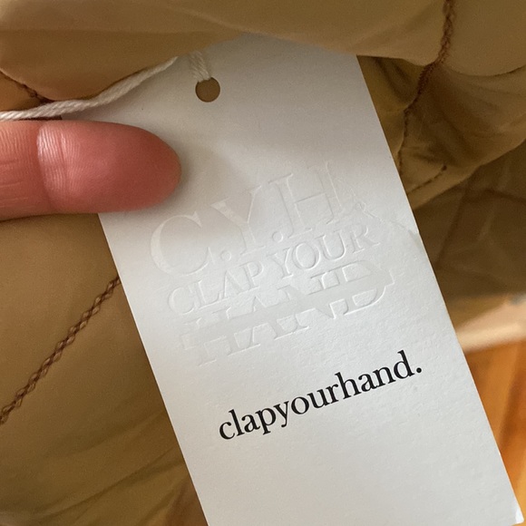 CYH Longline Diamond Quilted Puffer Coat in Camel / Tan - Picture 4 of 4